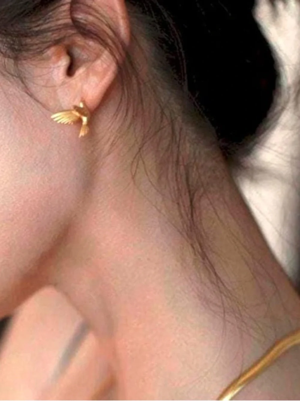 Hummingbirds Mini Stud Earrings - Bird Jewelry